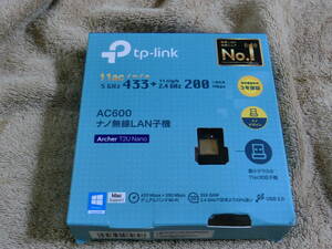 TP-LINK 無線LAN子機 Archer T2U Nano AC600 433Mbps + 200Mbps 箱なし本体のみ