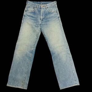 Levi’s 502XX / リーバイス メンズ デニムパンツ ジーンズ W32 BIG E 赤耳 セルビッチ ライトブルー 人気モデル 日本製 O-1916