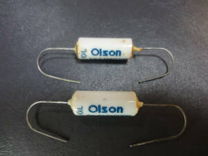 ２個セット Olson 0.02μF 600V Vintage ペーパーコンデンサー 未使用品