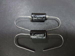 ２個セット CHERRY 0.01μF 600V Vintage オイルコンデンサー 未使用品