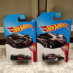 ホットウィール HOTWHEELS　McLAREN P1＆McLAREN F1 GTR 2台セット　THEN AND NOW