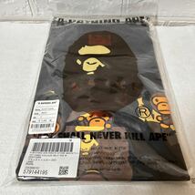 【Lサイズ】A BATHING APE BAPE 1ST CAMO COLLEGE MILO TEE Black エイプ ベイプ ファースト カモ カレッジ マイロ Tシャツ ブラック_画像2