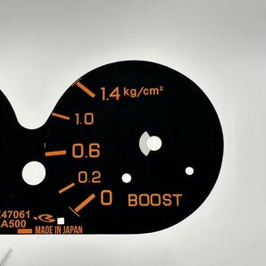 ER34 スカイライン ターボ メーターパネル 3連メーター パネルSKYLINE TURBO METER PANELの画像4