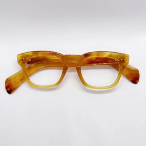 本鼈甲 18K 18金 90年代 メガネ ウェリントン デッドストック ヴィンテージ 日本製 国産 クラウンパント Vintage 眼鏡 フレーム フランス 2