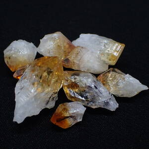 ブラジル産 加熱シトリン b 天然石 原石 鉱物 シトリン 黄水晶 パワーストーン 100スタ
