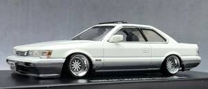 1/43　日産　レパード改　3.0　アルティマ　UF31　インチアップ　BBS　LM　ホイール　アルミ製　深リム　街道レーサー　DISM　KIDBOX限定