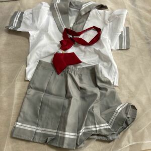 コスプレ衣装 セーラー服 ラブライブ! LoveLive サンシャイン Aqours XLサイズ 半袖 夏服 コミケ