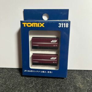 未使用品　TOMIX 3118 JR 30A形コンテナ　赤色