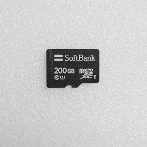 ■ microSDXC 200GB ■ 動作品 フォーマット済 ジャンク扱い microsd SoftBank SELECTION U1 CLASS 10 UHS-I / S12141