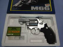 コクサイ S&W M66 (M19) ガスリボルバー 初期型貫通シリンダー ASGK検定 ★極美品★_画像1