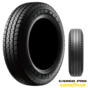 送料無料 グッドイヤー 低車外音タイヤ GOODYEAR CARGO PRO カーゴ プロ 145/R12 6PR 【1本単品 新品】