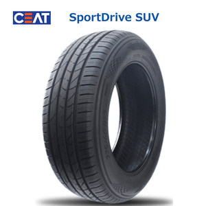 送料無料 シアット サマータイヤ CEAT SportDrive SUV スポーツドライブ SUV 235/55R18 104W XL 【2本セット 新品】