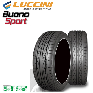 送料無料 ルッチーニ 夏 サマータイヤ LUCCINI Buono Sport ヴォーノスポーツ 245/35ZR19 93Y XL 【1本単品 新品】