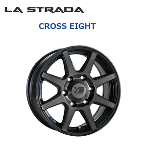 送料無料 阿部商会 LA STRADA TIRADO CROSS EIGHT 6.5J-16 +38 6H-139.7 (16インチ) 6H139.7 6.5J+38【1本単品 新品】