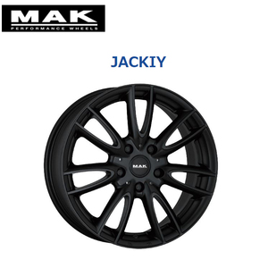 送料無料 MAK JACKIY MBK 6.5J-16 +48 4H-100 (16インチ) 4H100 6.5J+48【1本単品 新品】