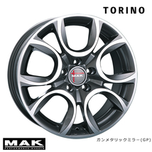 送料無料 マック TORINO (GP) 6.5J-16 +35 4H-98 (16インチ) 4H98 6.5J+35【1本単品 新品】_画像1