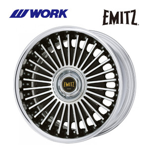 送料無料 ワーク EMITZ DEEP RIM Odisk 11J-19 －17～－29 5H-114.3 (19インチ) 5H114.3 11J－17～－29【1本単品 新品】