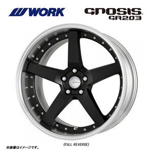 送料無料 ワーク GNOSIS GR203 STEP RIM DEEP RIM Odisk 8.5J-20 +47～4 5H-112 (20インチ) 5H112 8.5J+47～4【1本単品 新品】