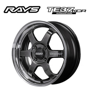 送料無料 レイズ VOLK RACING TE37 KCR PROGRESSIVE MODEL 5.5J-16 +45 4H-100 (16インチ) 4H100 5.5J+45【2本セット 新品】