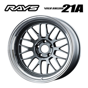 送料無料 レイズ VOLK RACING 21A 10.5J-18 －25 5H-114.3 (18インチ) 5H114.3 10.5J－25【2本セット 新品】