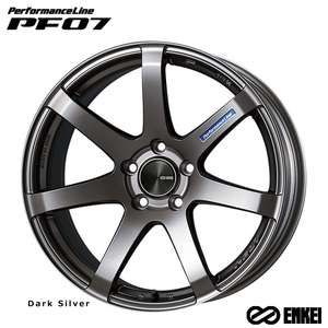 送料無料 エンケイ PerformanceLine PF07 (DS) 9.5J-18 +25 5H-114.3 (18インチ) 5H114.3 9.5J+25【1本単品 新品】