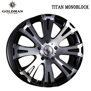 送料無料 クリムソン GOLDMAN CRUISE TITAN MONOBLOCK 10J-22 +20 5H-150 (22インチ) 5H150 10J+20【2本セット 新品】