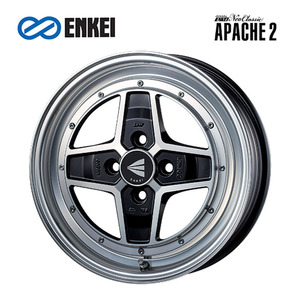 送料無料 エンケイ ENKEI Neo Classic APACHE2 5J-15 +45 4H-100 (15インチ) 4H100 5J+45【1本単品 新品】