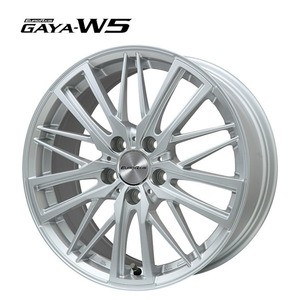 送料無料 ユーロアクシス GAYA-W5 7.5J-18 +49 5H-108 (18インチ) 5H108 7.5J+49【4本セット 新品】