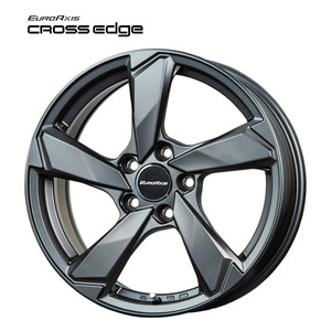 送料無料 ユーロアクシス CROSS Edge 8.5J-20 +30 5H-112 (20インチ) 5H112 8.5J+30【1本単品 新品】