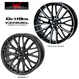 送料無料 ハートボイス KENMEL GF 119ms 8J-19 +36 5H-114.3 (19インチ) 5H114.3 8J+36【4本セット 新品】