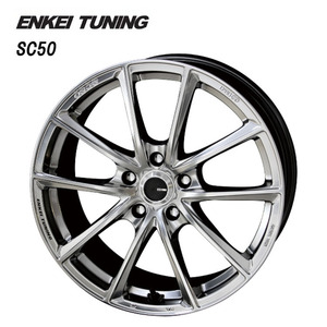 送料無料 共豊 ENKEI RUNING SC50 8J-18 +35 5H-114.3 (18インチ) 5H114.3 8J+35【2本セット 新品】