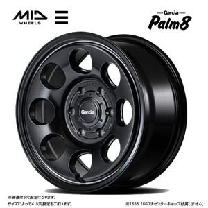 送料無料 マルカサービス Garcia Palm8 4.5J-14 +45 4H-100 (14インチ) 4H100 4.5J+45【4本セット 新品】