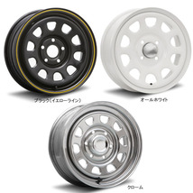 送料無料 MLJ DAYTONA SS 6.5J-16 +45 6H-139.7 (16インチ) 6H139.7 6.5J+45【1本単品 新品】_画像2