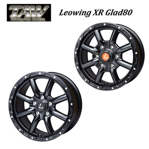 送料無料 トライアルファ Leowing XR Glad80 6.5J-16 +38 6H-139.7 (16インチ) 6H139.7 6.5J+38【4本セット 新品】