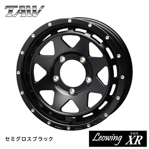 送料無料 トライアルファ TAW Leowing XR 5.5J-16 +20 5H-139.7 (16インチ) 5H139.7 5.5J+20【2本セット 新品】