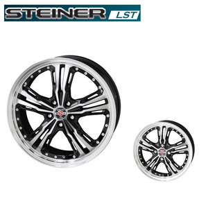 送料無料 共豊 STEINER LST 3.5B-12 +45 4H-100 (12インチ) 4H100 3.5B+45【4本セット 新品】