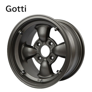 送料無料 プライムガレージ Gotti 8J-14 +0 4H-114.3 (14インチ) 4H114.3 8J+0【1本単品 新品】