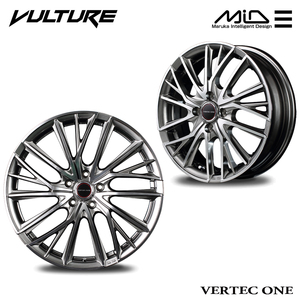 送料無料 マルカ サービス VERTEC ONE VULTURE 8J-18 +42 5H-114.3 (18インチ) 5H114.3 8J+42【4本セット 新品】