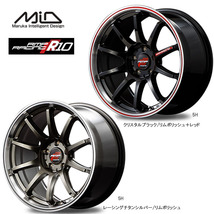 送料無料 マルカサービス RMP RACING R10 7.5J-18 +50 5H-114.3 (18インチ) 5H114.3 7.5J+50【4本セット 新品】_画像1