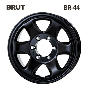 送料無料 ブルート BR-44 6.5J-16 －5 6H-139.7 (16インチ) 6H139.7 6.5J－5【1本単品 新品】