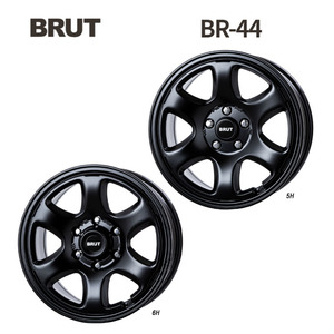 送料無料 ブルート BR-44 7.5J-17 +40 5H-127 (17インチ) 5H127 7.5J+40【4本セット 新品】