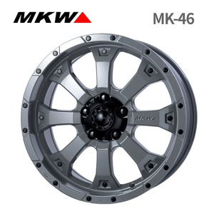 送料無料 MKW MK-46 7.5J-17 +35 5H-127 (17インチ) 5H127 7.5J+35【4本セット 新品】
