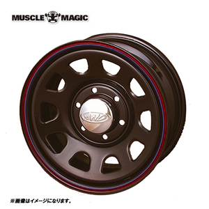 送料無料 マッスルマジック AWC デイトナIIリバース 7J-16 +35 6H-139.7 (16インチ) 6H139.7 7J+35【1本単品 新品】