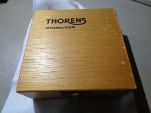 THORENS STABILIZER/トーレンス ディスクスタビライザー(木箱・未使用Oリング付属