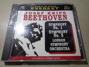 クリップス,JOSEF KRIPS,LONDON SYMPHONY/BEETHOVEN:SYMPHONY NO.1 & NO.5(EVEREST:EVC 9100 20BIT DIGITAL AUDIOPHILE STILL-SEALED CD