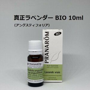 【即決】ラベンダーアングスティフォリア（真正ラベンダー） BIO 10ml プラナロム PRANAROM アロマ 精油　(S)