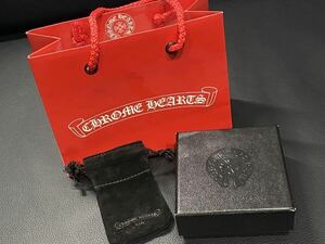 クロムハーツ 付属品3点セット 赤 ch chrome hearts アクセサリーボックス ギフト クロス ショッパー ダガー レザーポーチ 革袋 紙袋 袋 箱