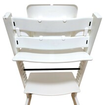 【人気カラー】STOKKE ストッケ　TRIPPTRAPP トリップトラップ　シリアル4 　木製ハイチェア　椅子　ホワイト　ベビーセット_画像6