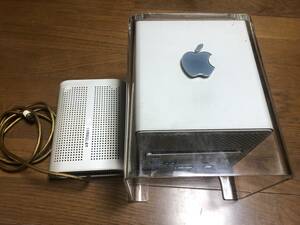 Apple アップル Power Mac G4 Cube 本体と専用アダプタ　バックアップOSおまけ