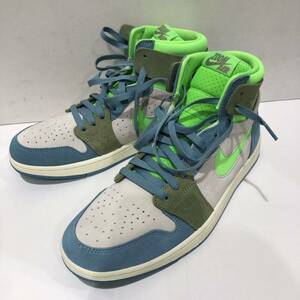 【NIKE】ナイキ Air Jordan 1 Zoom CMFT 2 Cerulean/Green Strike エアジョーダン1 ズーム CMFT 2 28.5cm ts202403